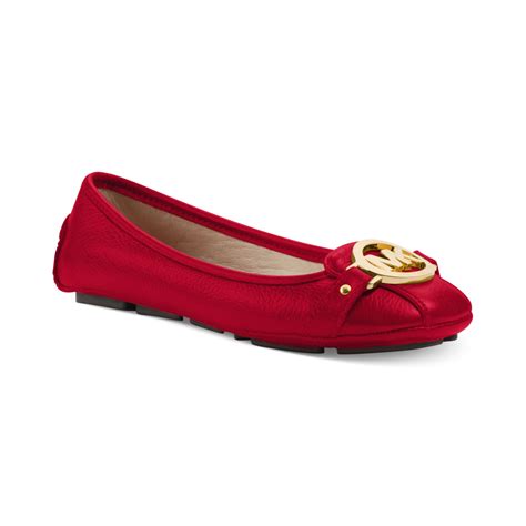 michael kors red fulton ballet flats|Michael Kors Fulton Ballet Flats for Women for sale .